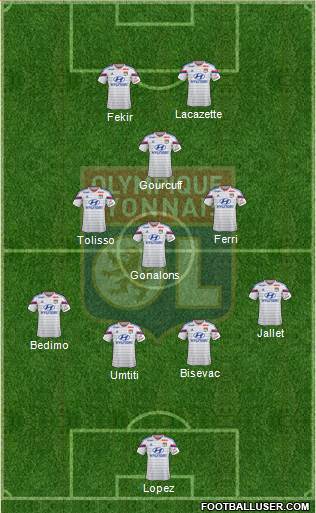 Olympique Lyonnais Formation 2014