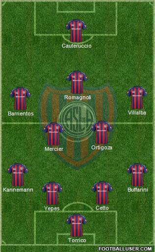San Lorenzo de Almagro Formation 2014