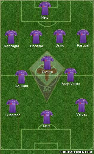 Fiorentina Formation 2014