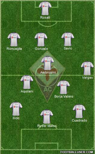 Fiorentina Formation 2014