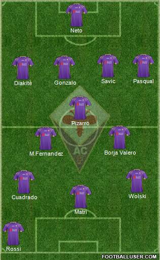 Fiorentina Formation 2014