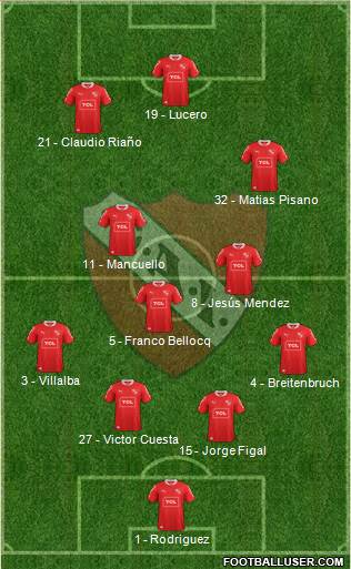 Independiente Formation 2014