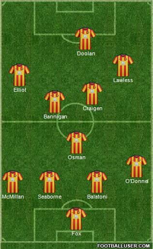 Partick Thistle Formation 2014