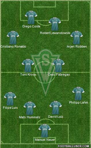 CD Santiago Wanderers S.A.D.P. Formation 2014