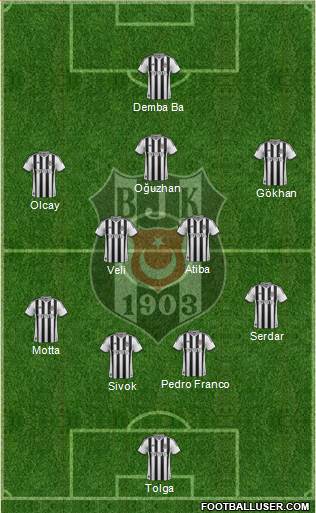 Besiktas JK Formation 2014