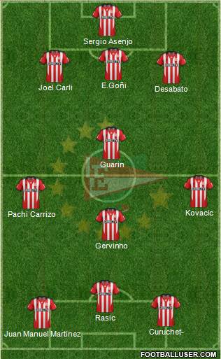 Estudiantes de La Plata Formation 2014