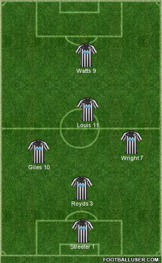 Newcastle United Formation 2014