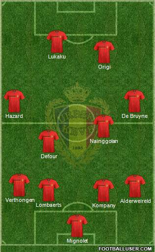 Belgium Formation 2014