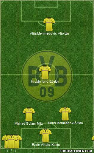 Borussia Dortmund Formation 2014