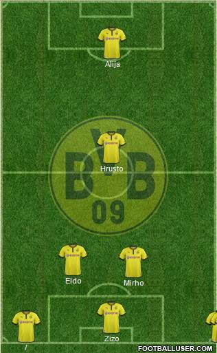 Borussia Dortmund Formation 2014