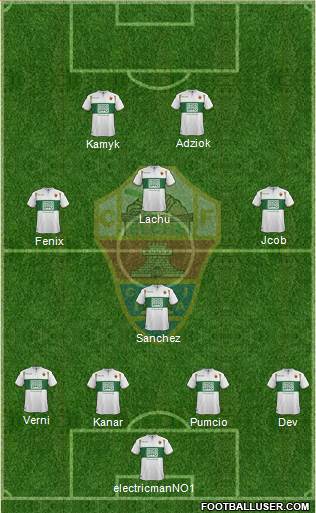 Elche C.F., S.A.D. Formation 2014