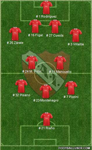 Independiente Formation 2014