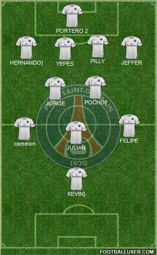 Paris Saint-Germain Formation 2014
