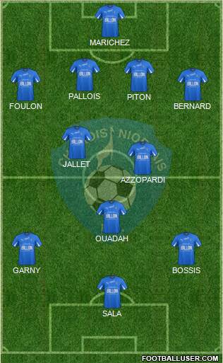 Chamois Niortais Football Club Formation 2014