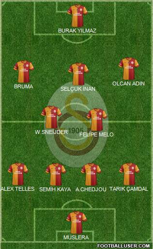 Galatasaray SK Formation 2014