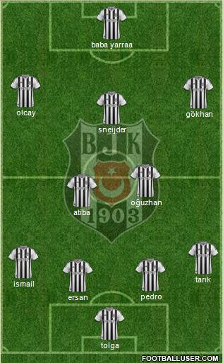 Besiktas JK Formation 2014