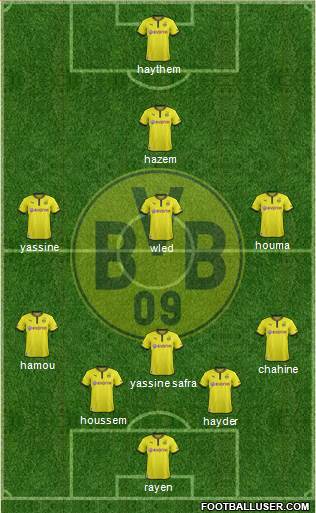 Borussia Dortmund Formation 2014