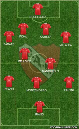 Independiente Formation 2014