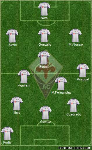 Fiorentina Formation 2014