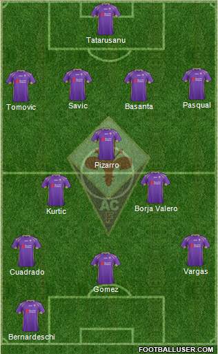 Fiorentina Formation 2014