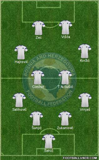 Bosnia and Herzegovina Formation 2014