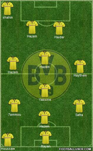 Borussia Dortmund Formation 2014