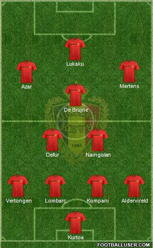 Belgium Formation 2014