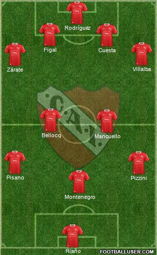 Independiente Formation 2014