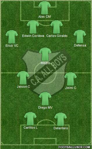 All Boys Formation 2014