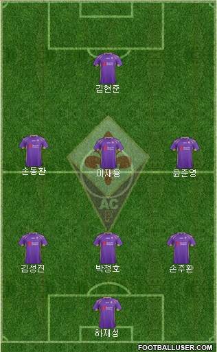 Fiorentina Formation 2014