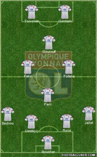 Olympique Lyonnais Formation 2014