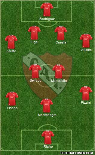 Independiente Formation 2014