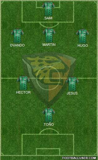 Club Jaguares de Chiapas Formation 2014