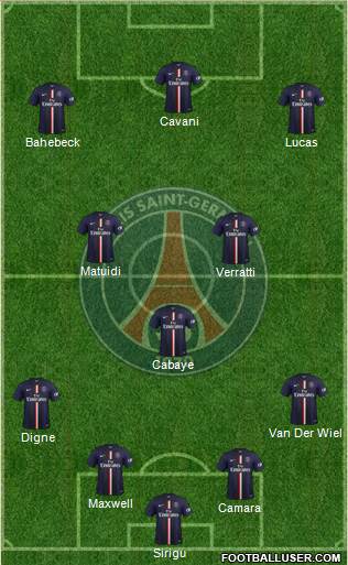 Paris Saint-Germain Formation 2014