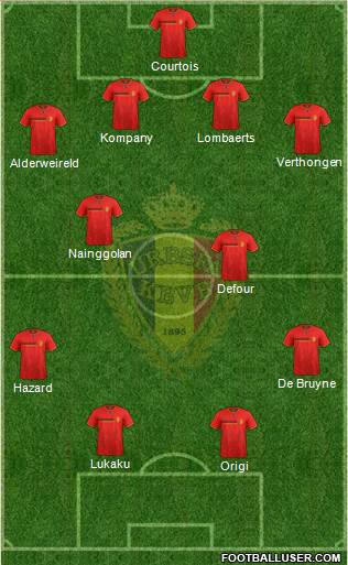 Belgium Formation 2014