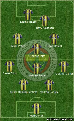 Fenerbahçe SK Formation 2014