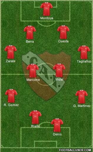 Independiente Formation 2014