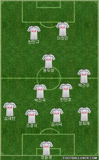 Tottenham Hotspur Formation 2014