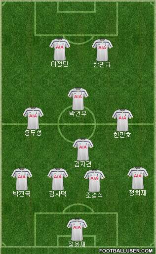 Tottenham Hotspur Formation 2014