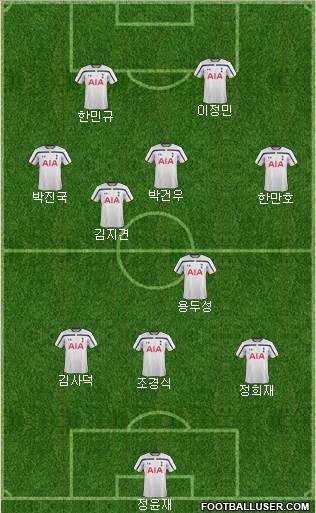 Tottenham Hotspur Formation 2014
