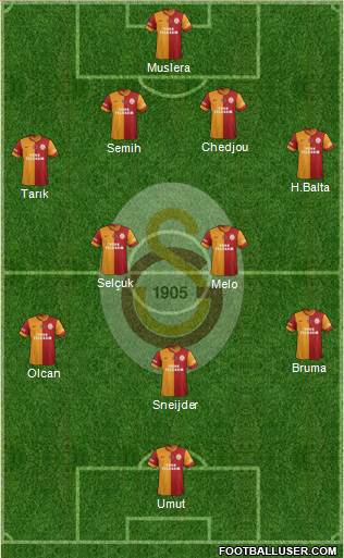 Galatasaray SK Formation 2014