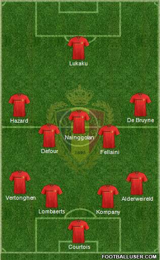 Belgium Formation 2014
