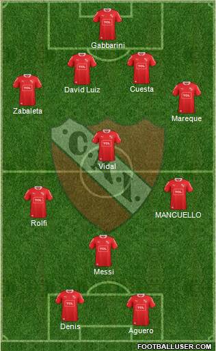 Independiente Formation 2014