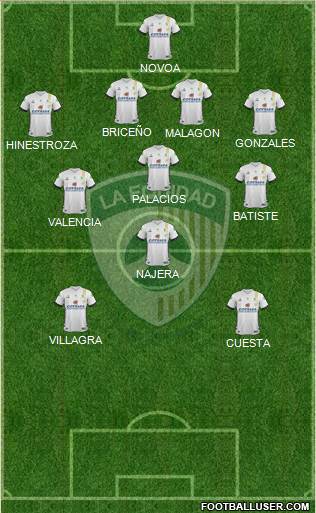 CD La Equidad Formation 2014