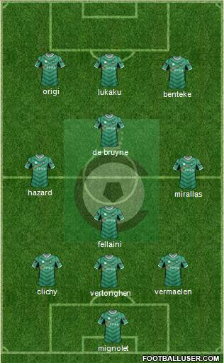 KSV Cercle Brugge Formation 2014