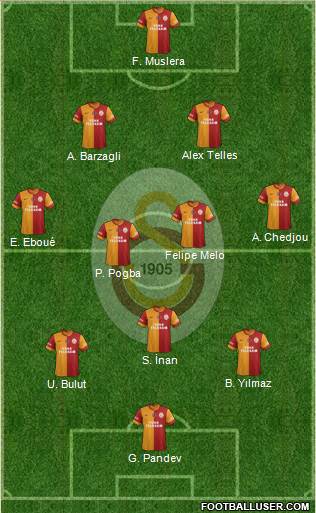 Galatasaray SK Formation 2014