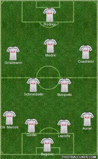 Tottenham Hotspur Formation 2014