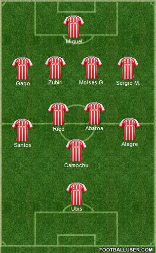 Stoke City Formation 2014