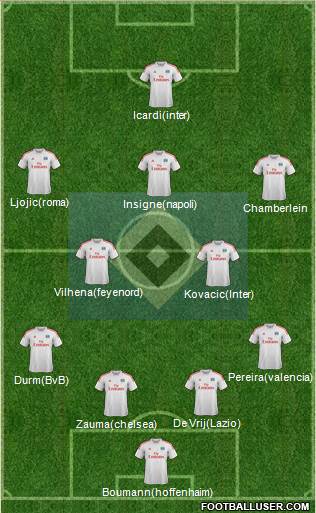 Hamburger SV Formation 2014