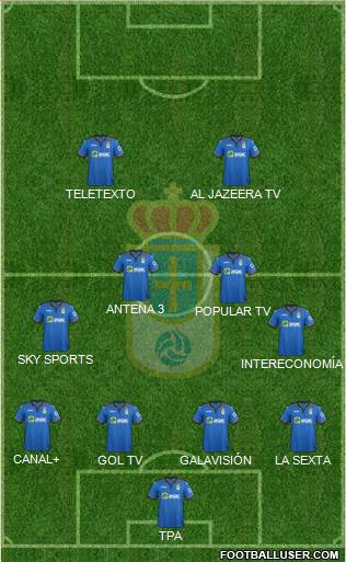 Real Oviedo S.A.D. Formation 2014